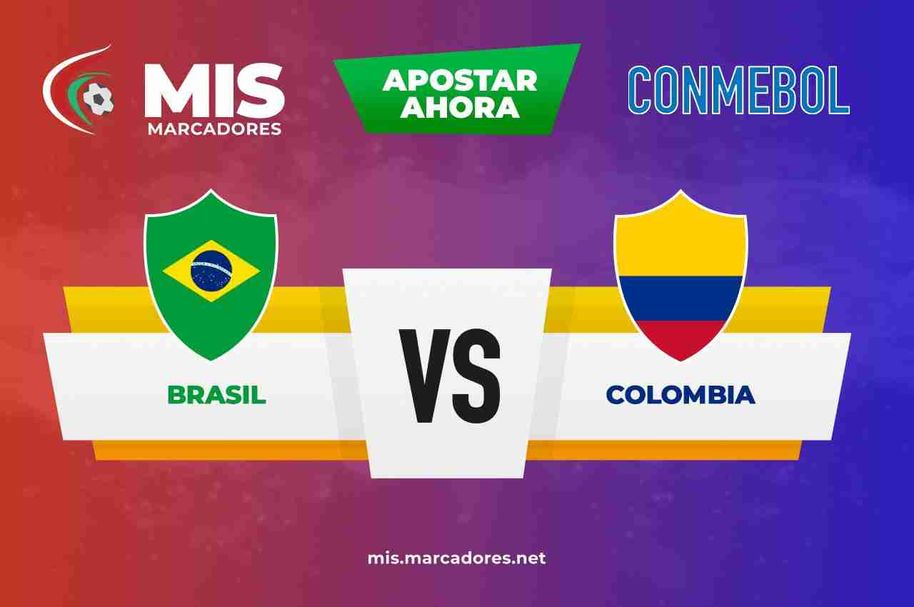 Pronósticos partido Brasil vs Colombia, CONMEBOL | 11/11/2021