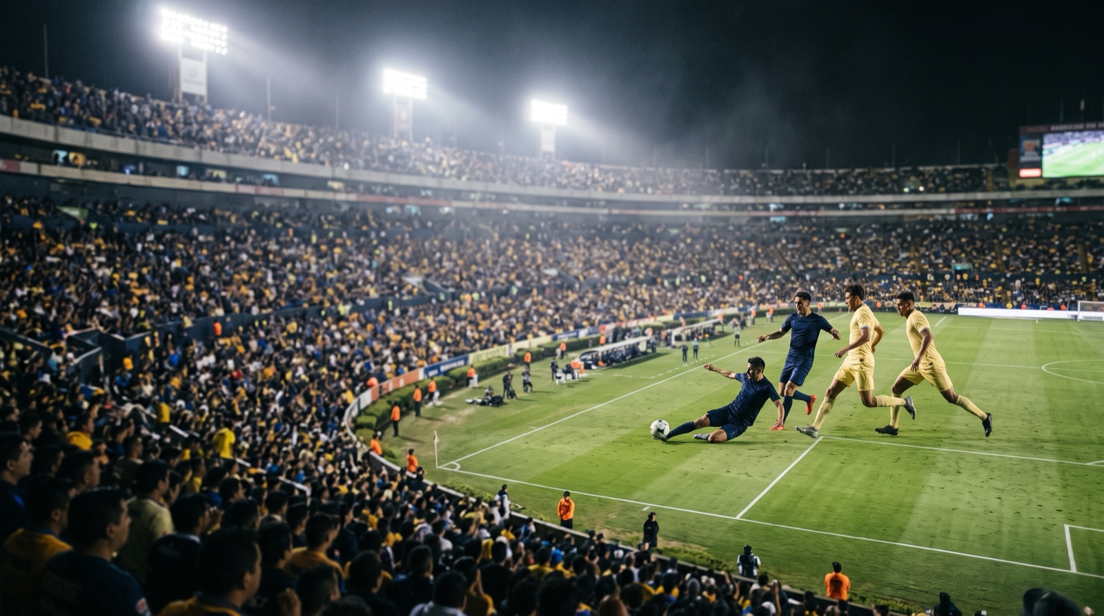 Estadio lleno durante un partido de la Liga MX